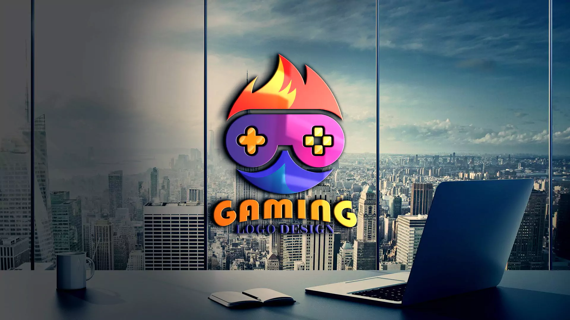طراحی لوگو 6 gaming logo design ghalamom طراحی سایت در اصفهان